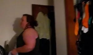 BBW عکس سکسی زن جنده برهنه در حال انجام تمرینات